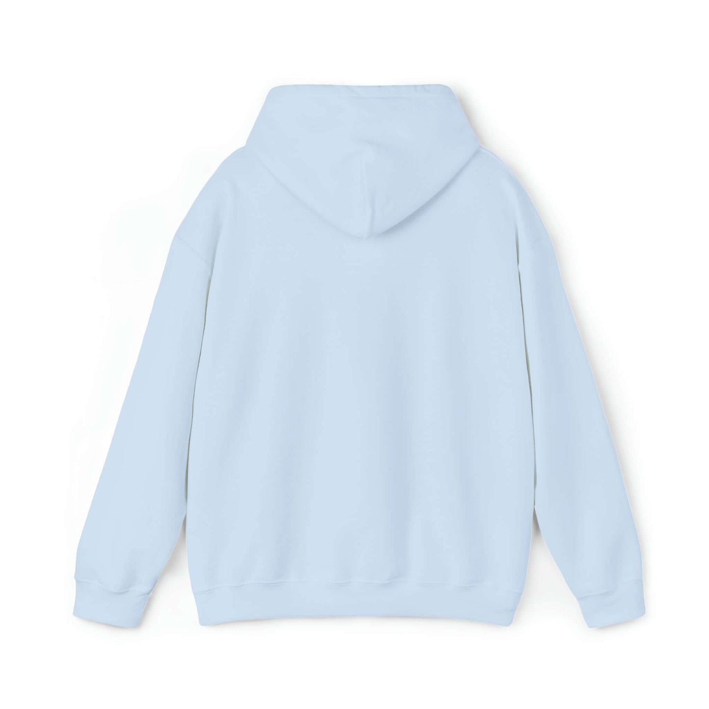 Gildan 18500 hoodie featuring small sardine can, opened, filled with sardines.