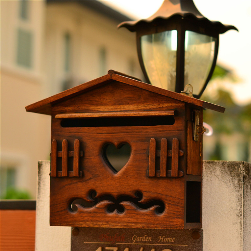 Decorative Wood Mailboxes