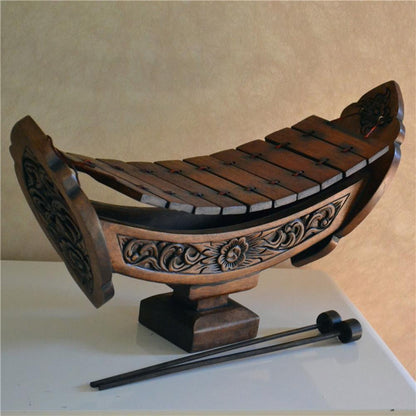 Small Carved Wood Suspension Xylophone