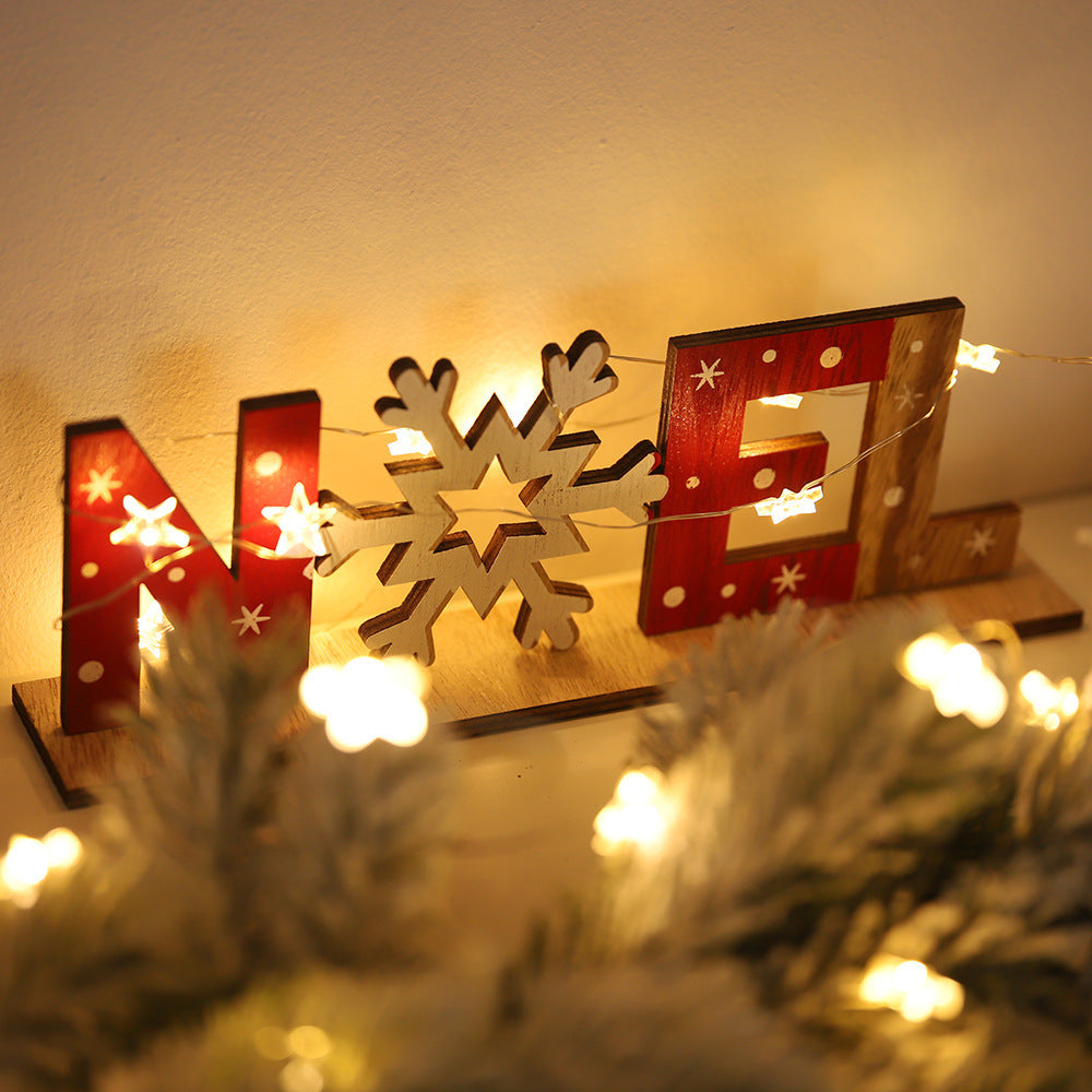 Handmade Christmas Word Signs