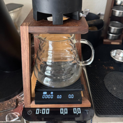 Wood Pour-Over Coffee Stand