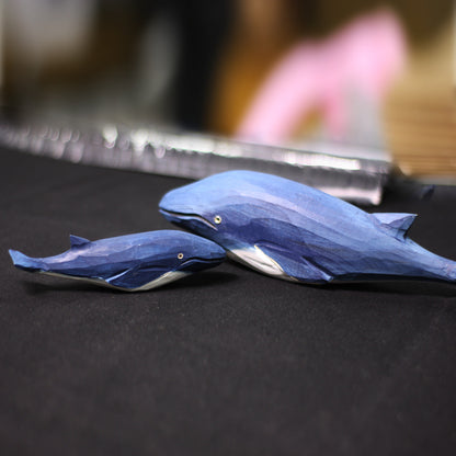 Hand Carved Whale Ornaments