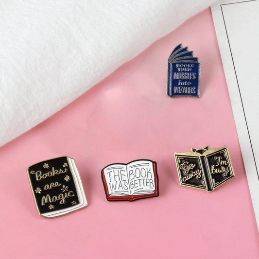 Book Lover Pins