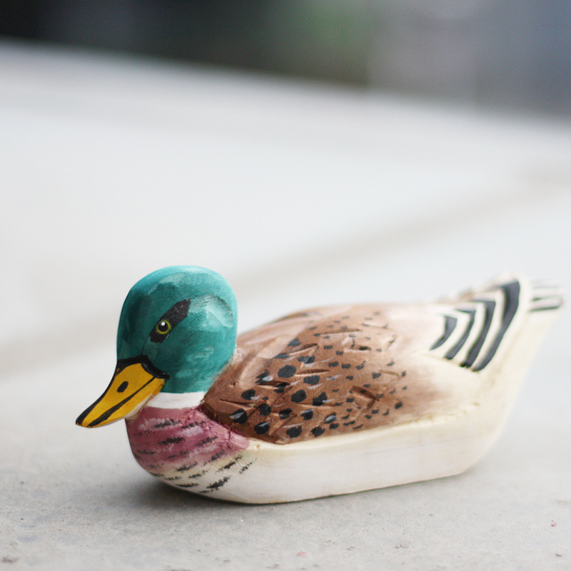 Hand Carved Duck Ornaments