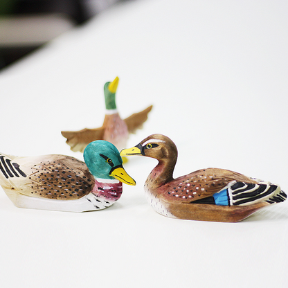 Hand Carved Duck Ornaments