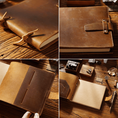 Landscape Leather Sketchbook