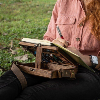 Wood Box Messenger Bag