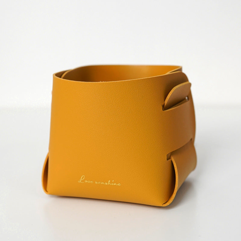 Leather Storage Cup