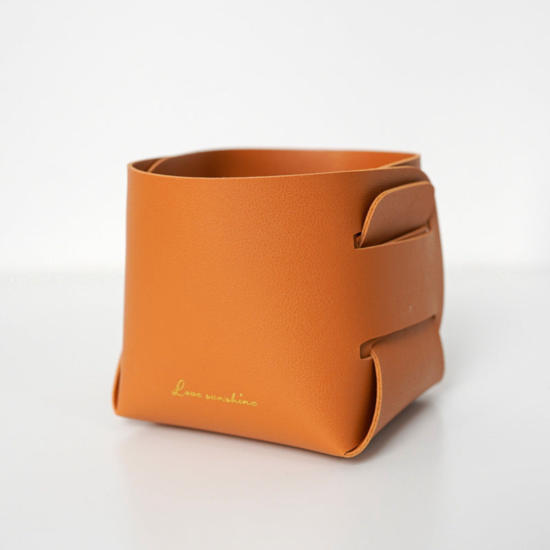 Leather Storage Cup