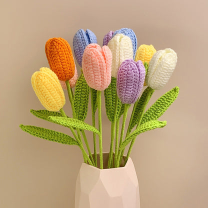 Handmade Crochet Tulips