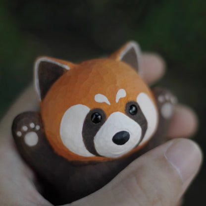 Hand Carved Red Pandas