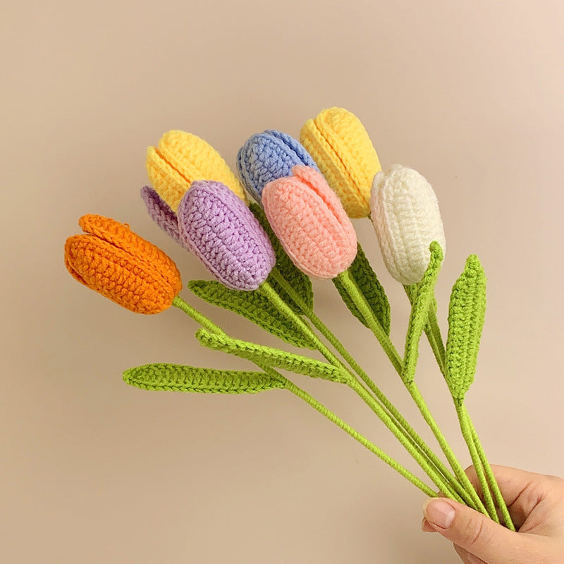 Handmade Crochet Tulips