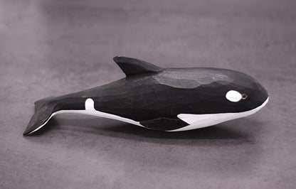 Hand Carved Whale Ornaments