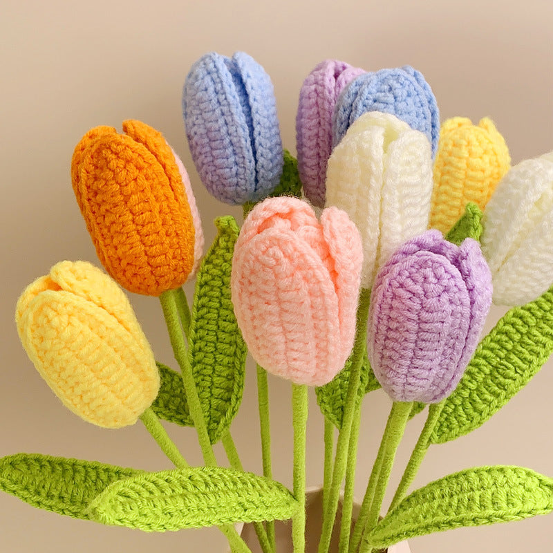 Handmade Crochet Tulips