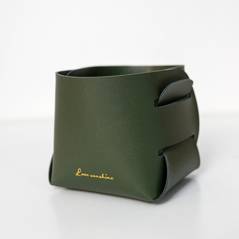 Leather Storage Cup