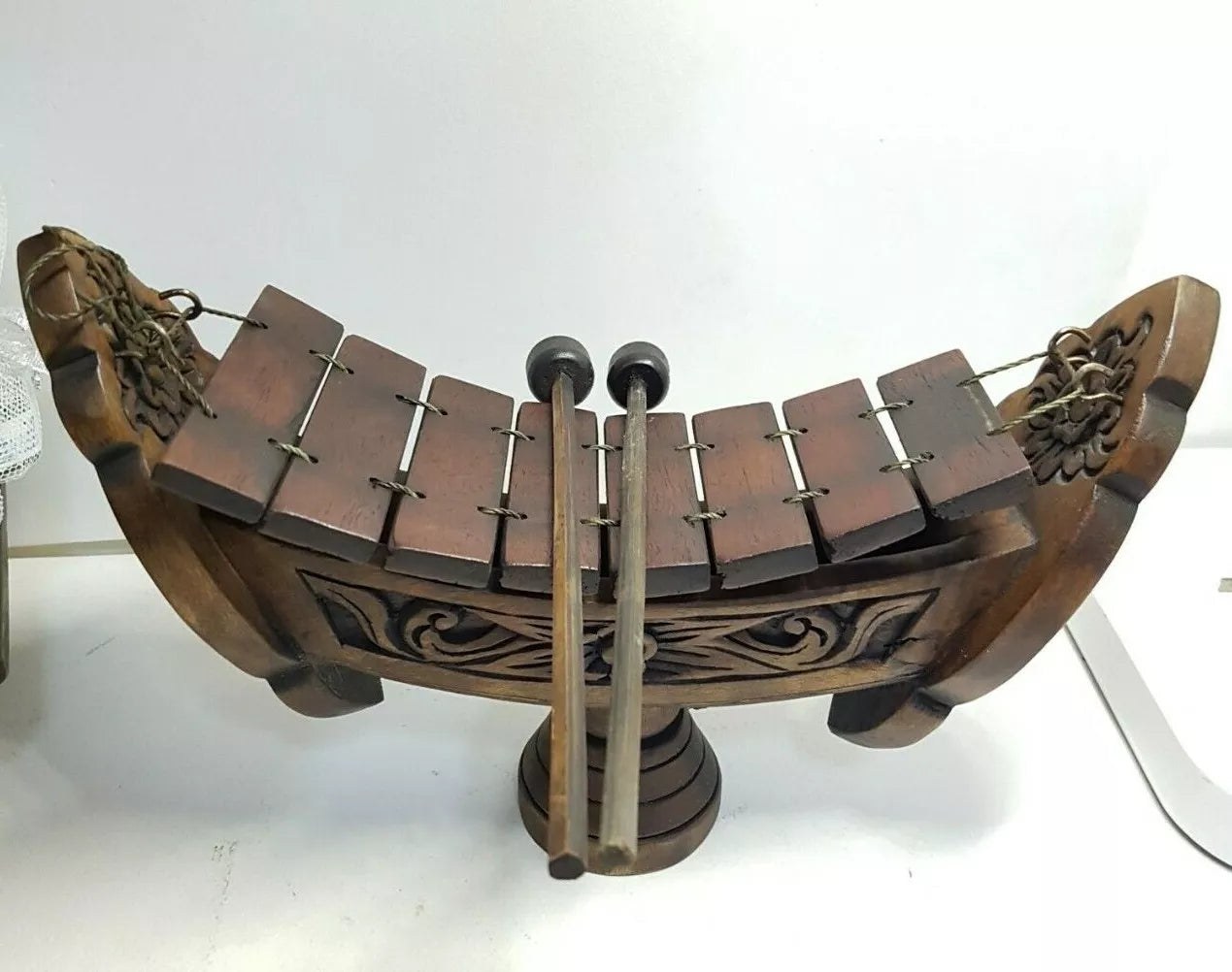 Small Carved Wood Suspension Xylophone