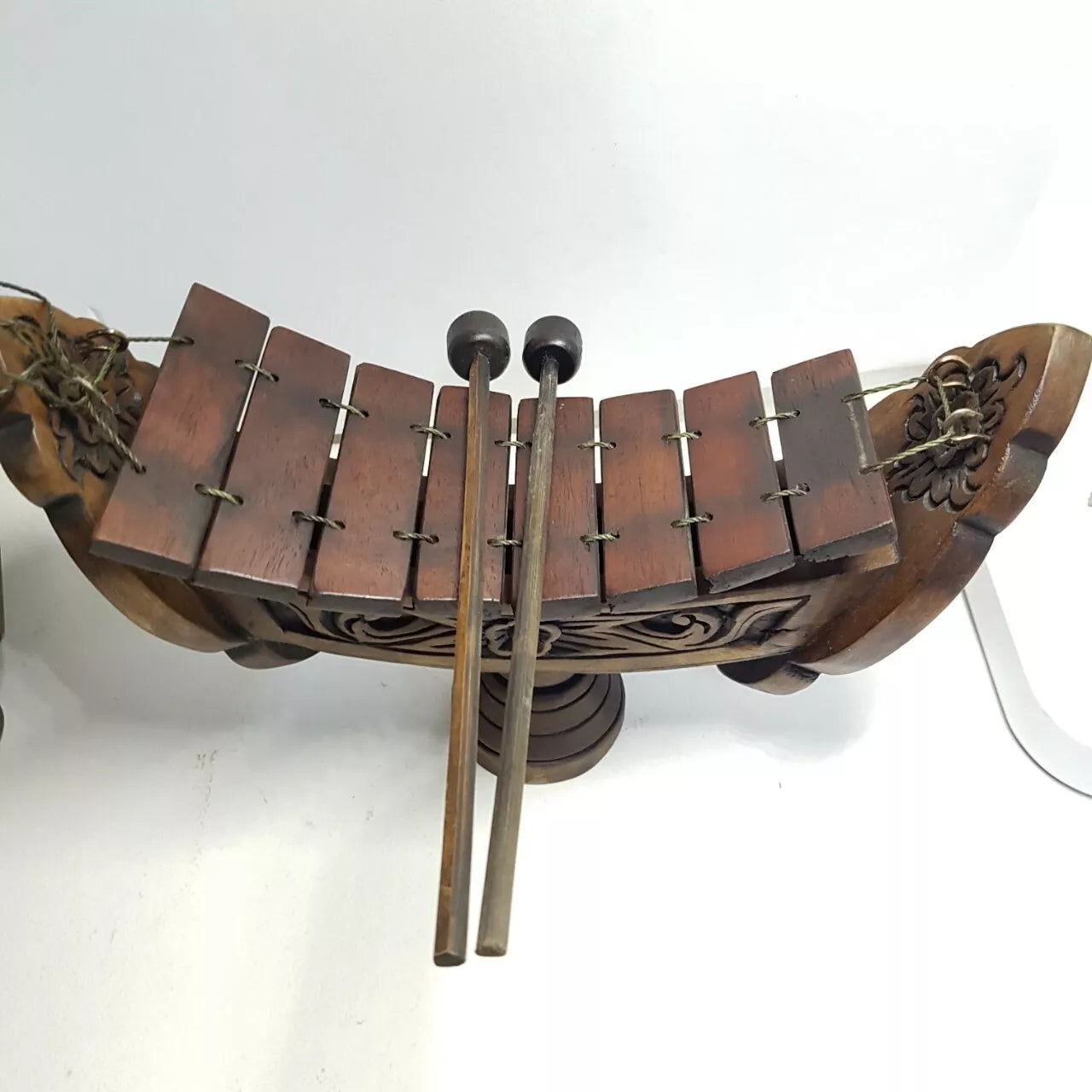 Small Carved Wood Suspension Xylophone