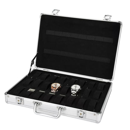 Premium Aluminum Watch Briefcase