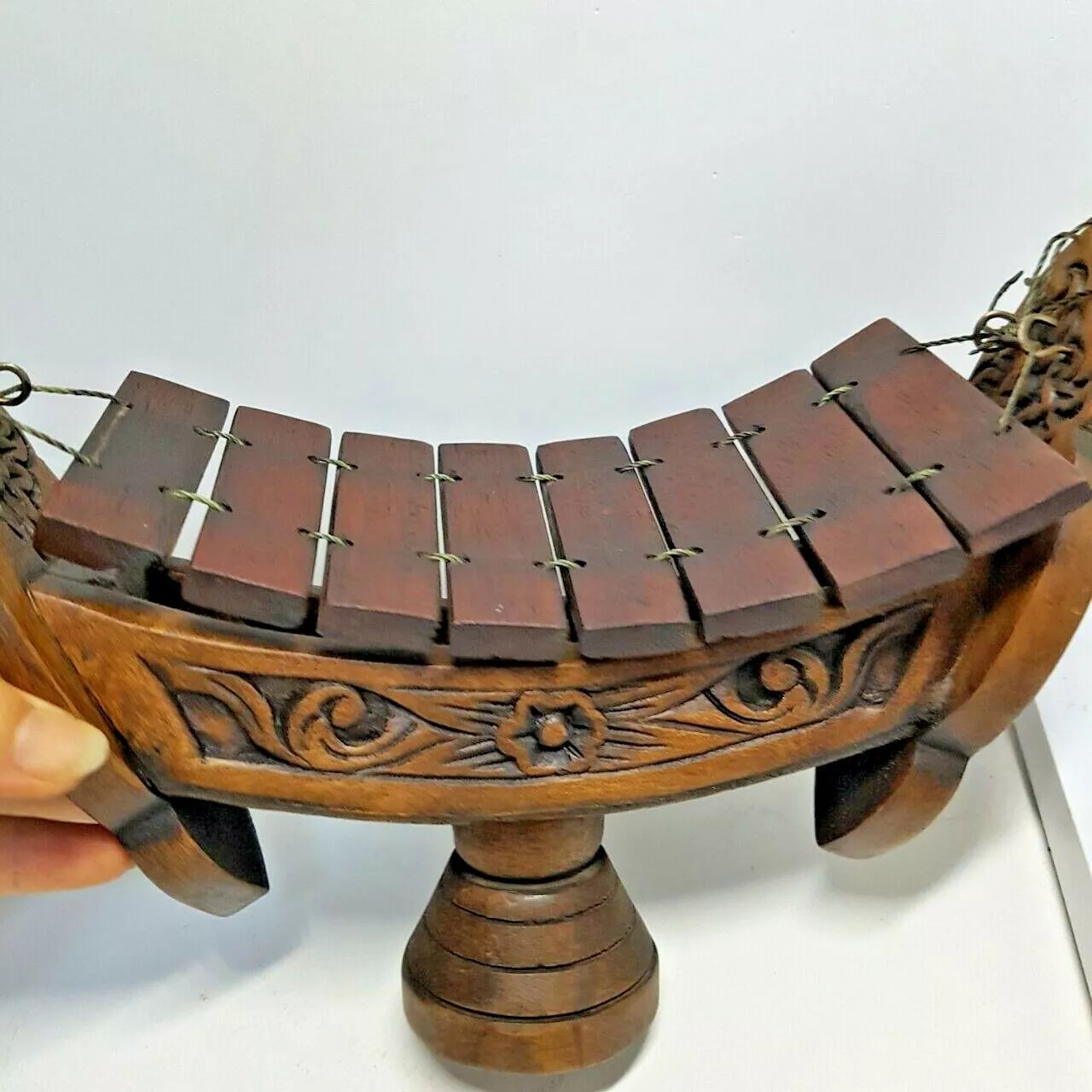 Small Carved Wood Suspension Xylophone